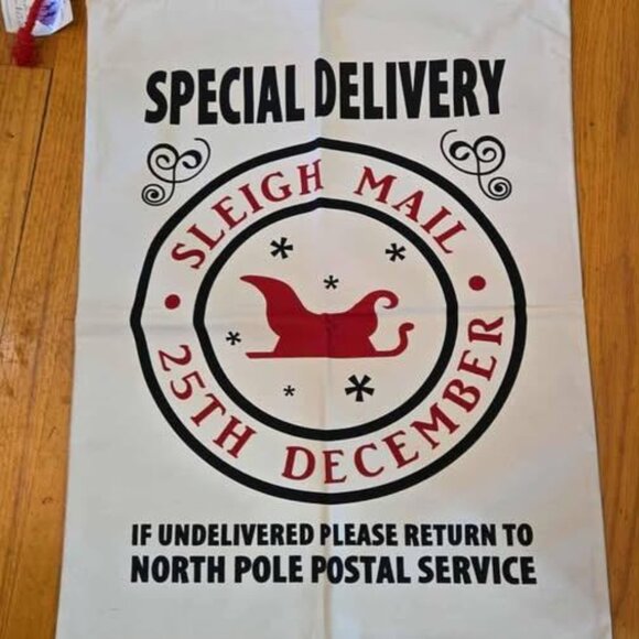 Christmas Drawstring Bag – Special Delivery - Picture 1 of 4